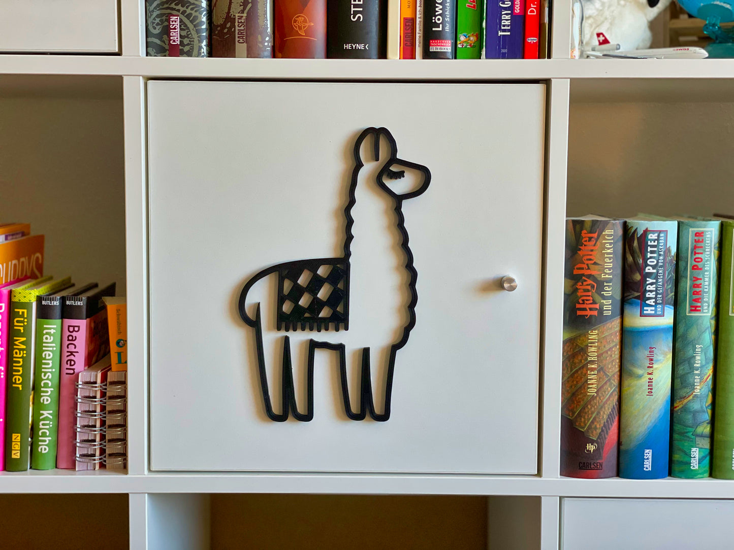 Lama-Zauber: Wanddekoration in verschiedenen Farben 3D-gedruckt - Exotische Tierwelt für Ihr Zuhause!